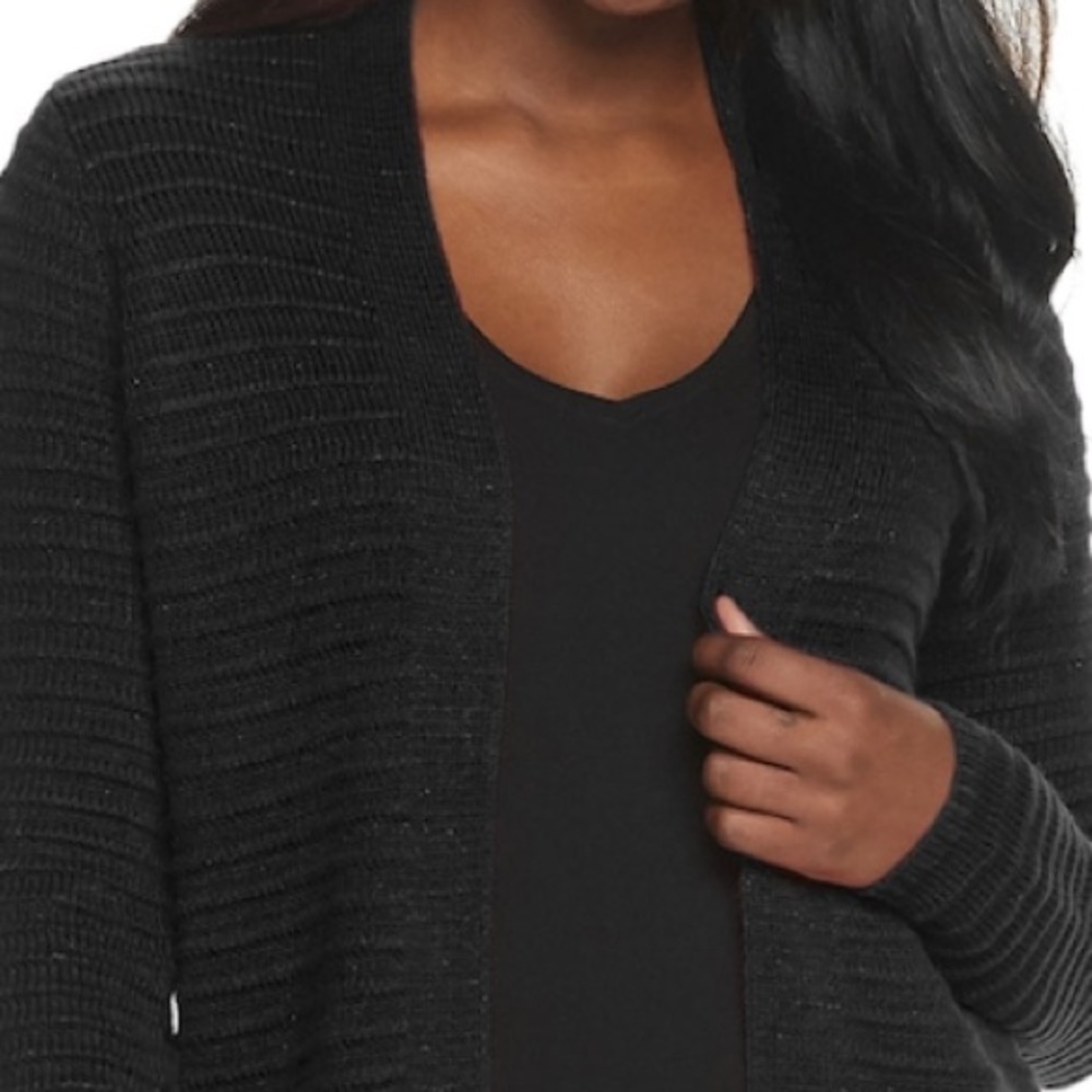 Women’s APT. 9 Open Front Long Cardigan - Picture 5 of 7
